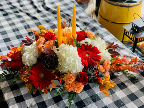 Thanksgiving Feast without Candles