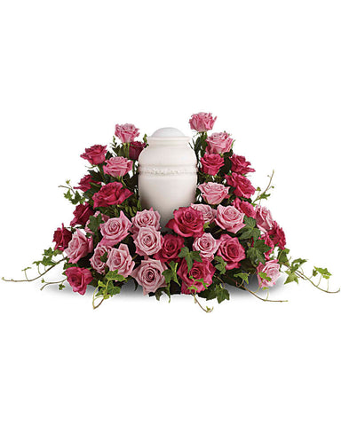 Pink Memorial Tribute Wreath