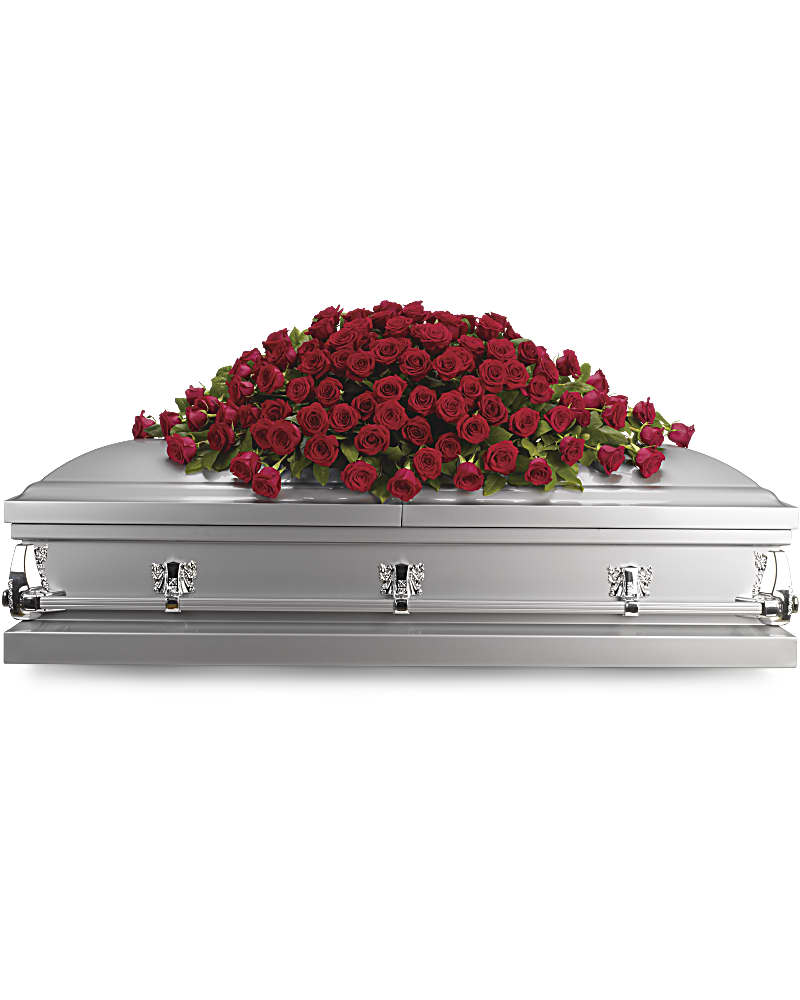 Rose Bouquet Casket Spray