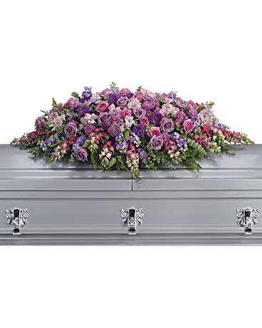 Loving Lavender Casket Spray