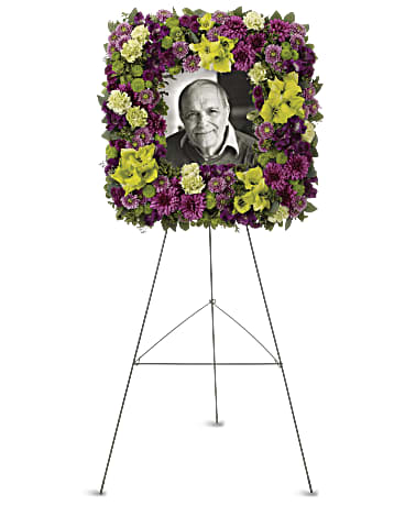 Sympathy Wreath Photo Frame