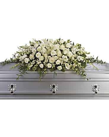 Peaceful Memorial Casket Spray