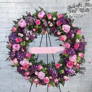 Pop of Pink Wreath